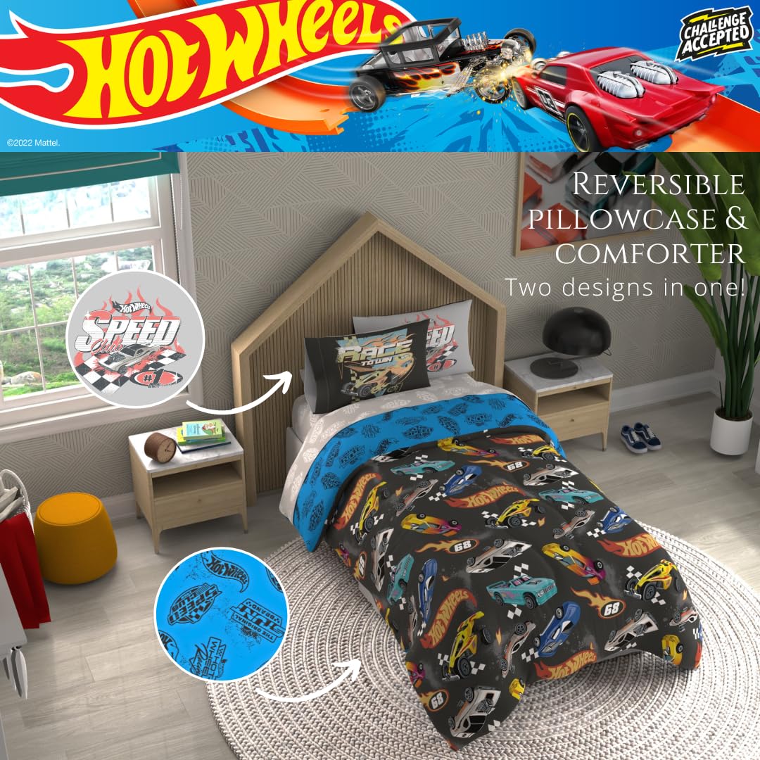 Foto 5 pulgar | Set de Edredon Individual Franco Hot Wheels- Venta Internacional