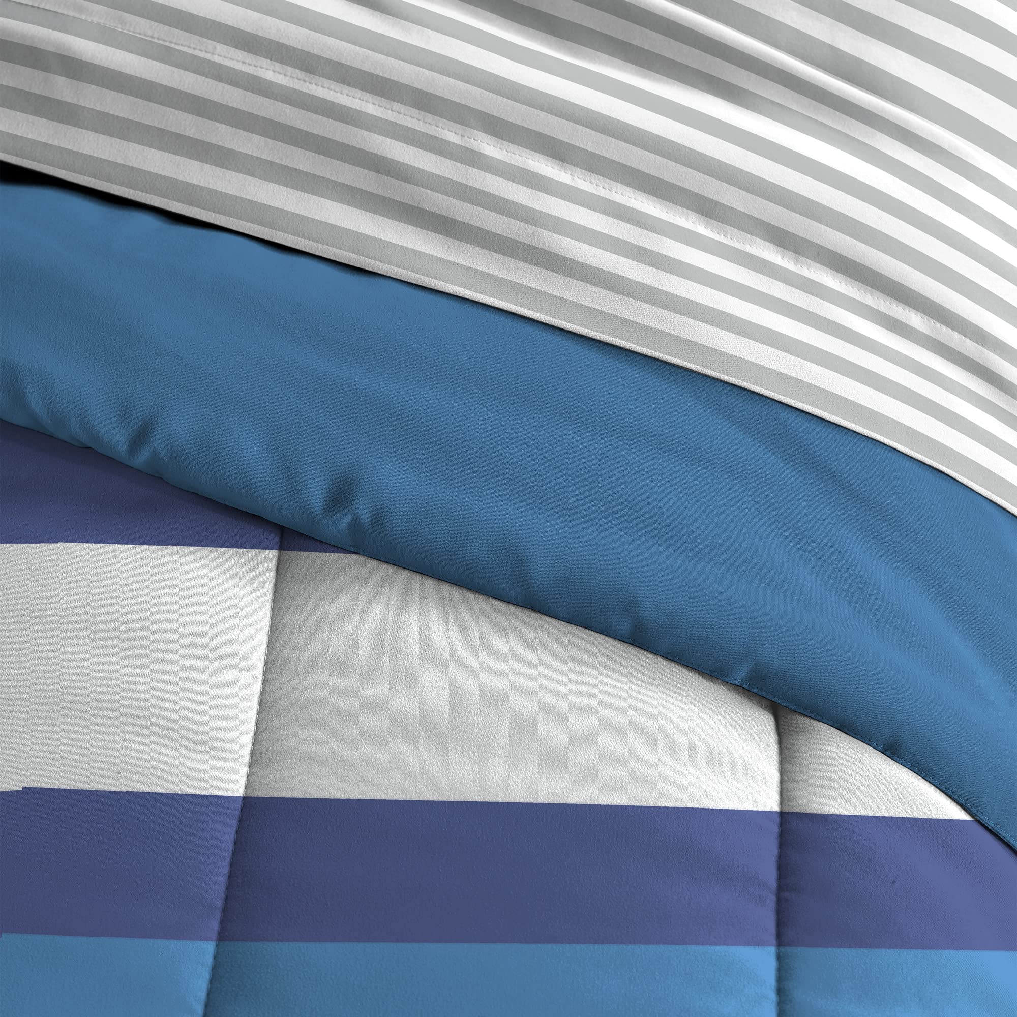 Foto 7 pulgar | Set de Ropa para Cama Dream Factory Kids Microfibra Azul - Venta Internacional