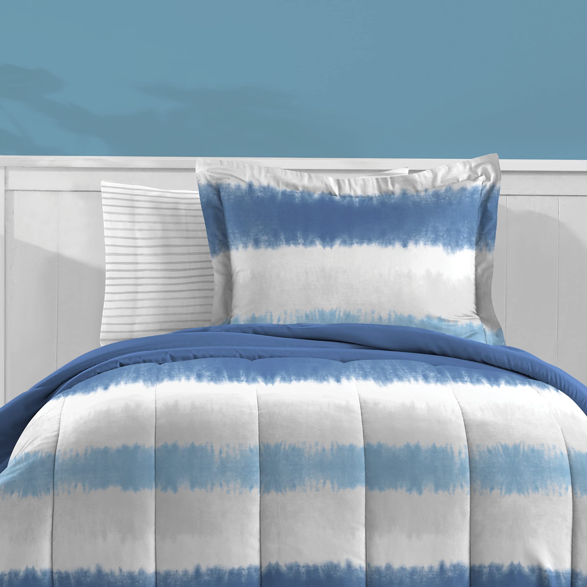 Foto 4 | Set de Ropa para Cama Dream Factory Kids Microfibra Azul - Venta Internacional