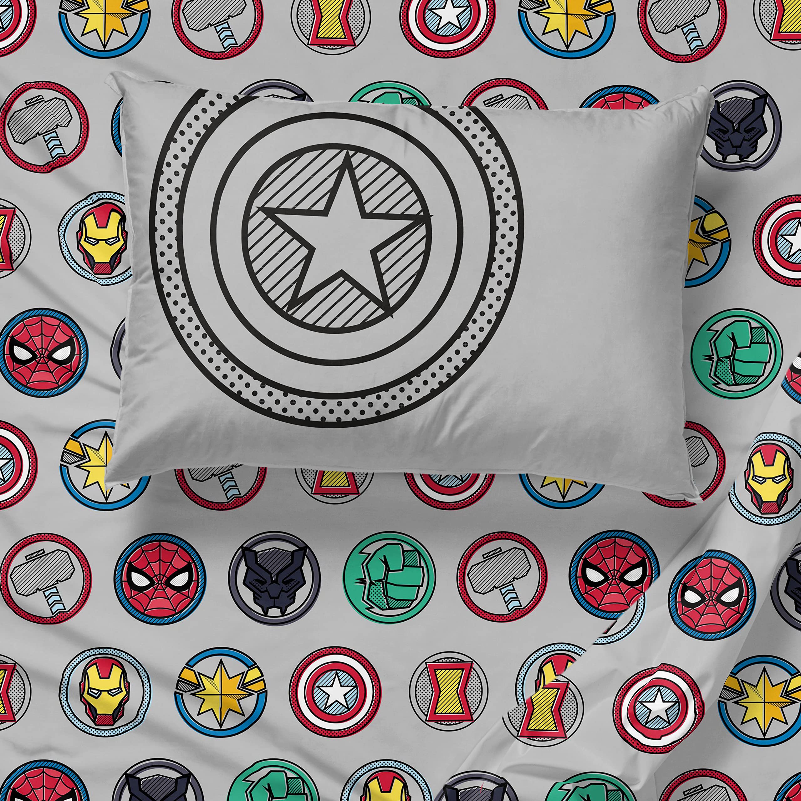 Foto 5 | Edredón Individual con Sábanas Jay Franco Marvel 5 Piezas - Venta Internacional