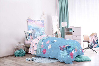 Foto 7 | Edredón Matrimonial con Sábanas Jay Franco Lilo & Stitch Rosa 5 Piezas - Venta Internacional