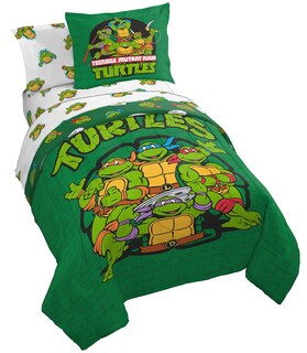 Foto 1 | Edredón Individual con Sábanas Jay Franco Tortugas Ninjas 5 Piezas - Venta Internacional