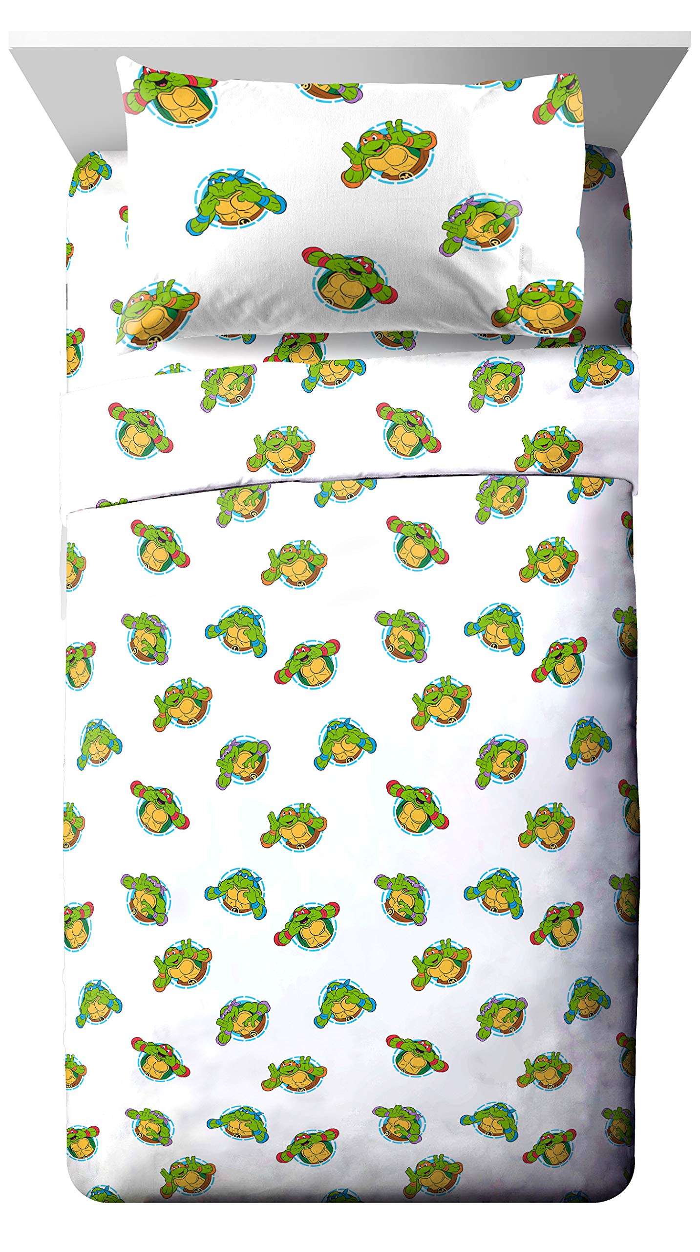Foto 4 | Edredón Individual con Sábanas Jay Franco Tortugas Ninjas 5 Piezas - Venta Internacional
