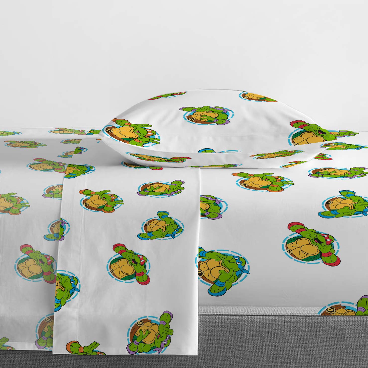 Foto 5 | Edredón Individual con Sábanas Jay Franco Tortugas Ninjas 5 Piezas - Venta Internacional