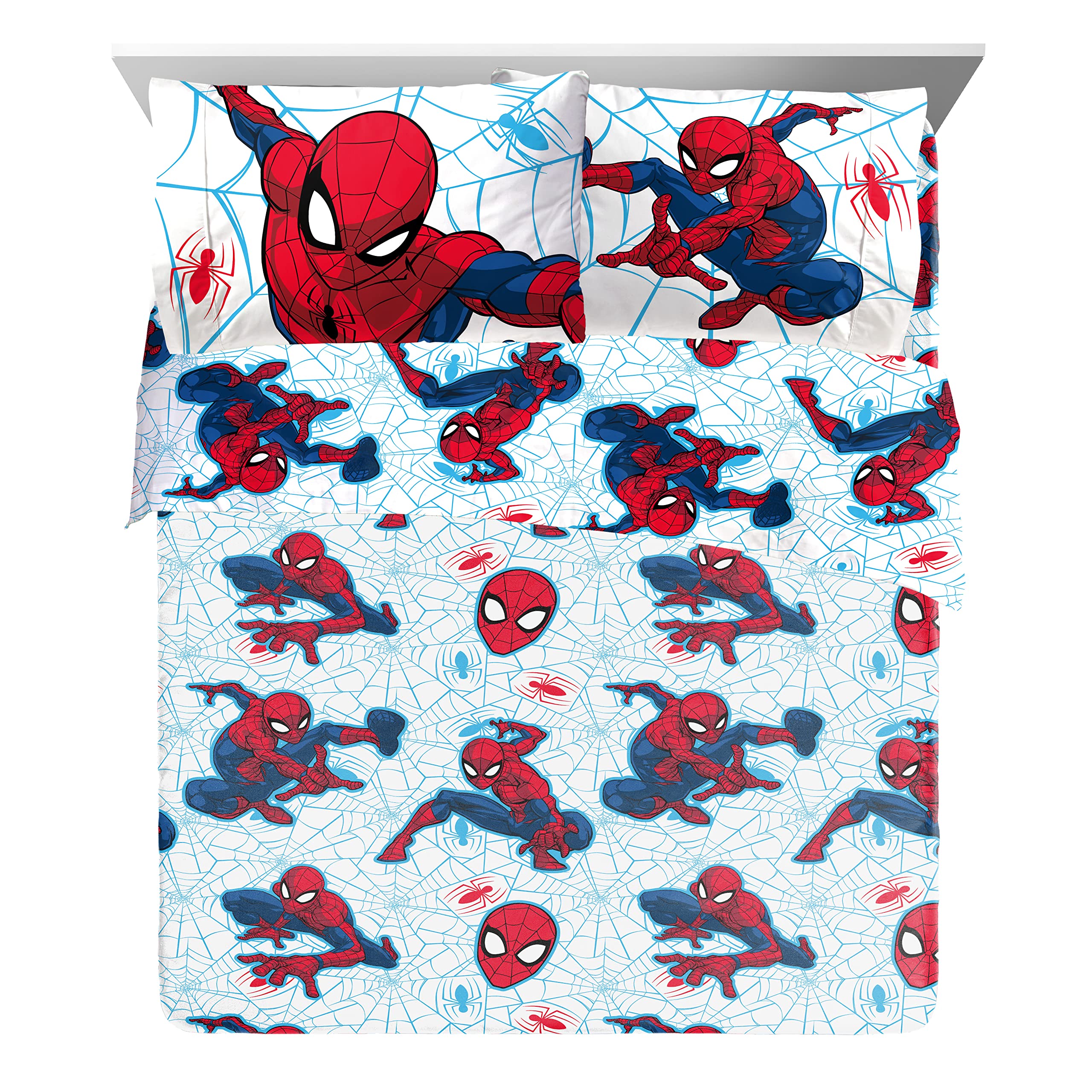 Foto 4 pulgar | Edredón Queen Size con Sábanas Jay Franco Spider-Man 7 Piezas - Venta Internacional