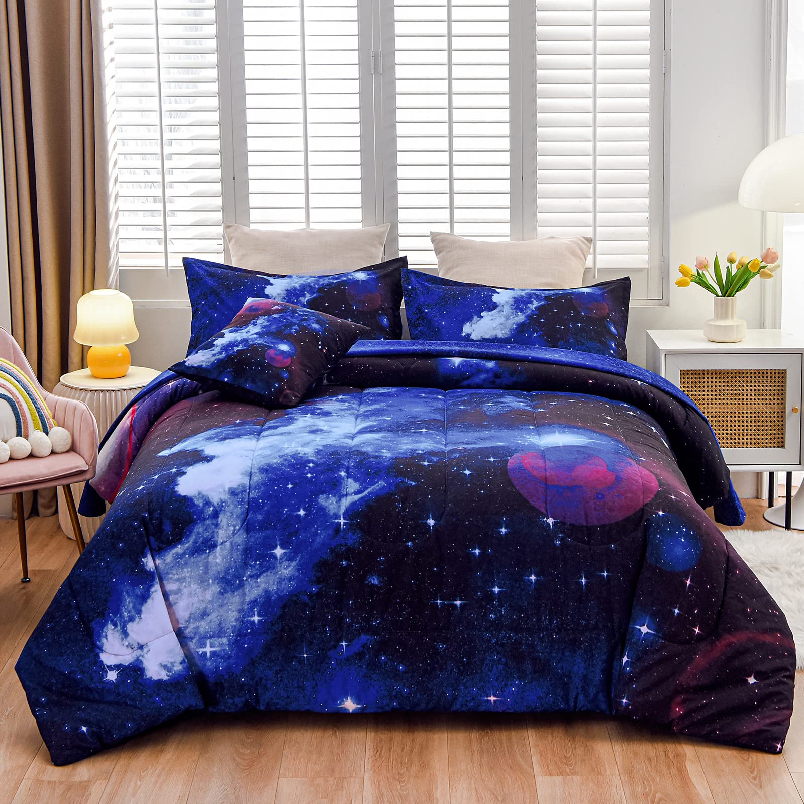 Foto 2 pulgar | Juego de Cama A Nice Night Galaxy 6 Piezas - Venta Internacional