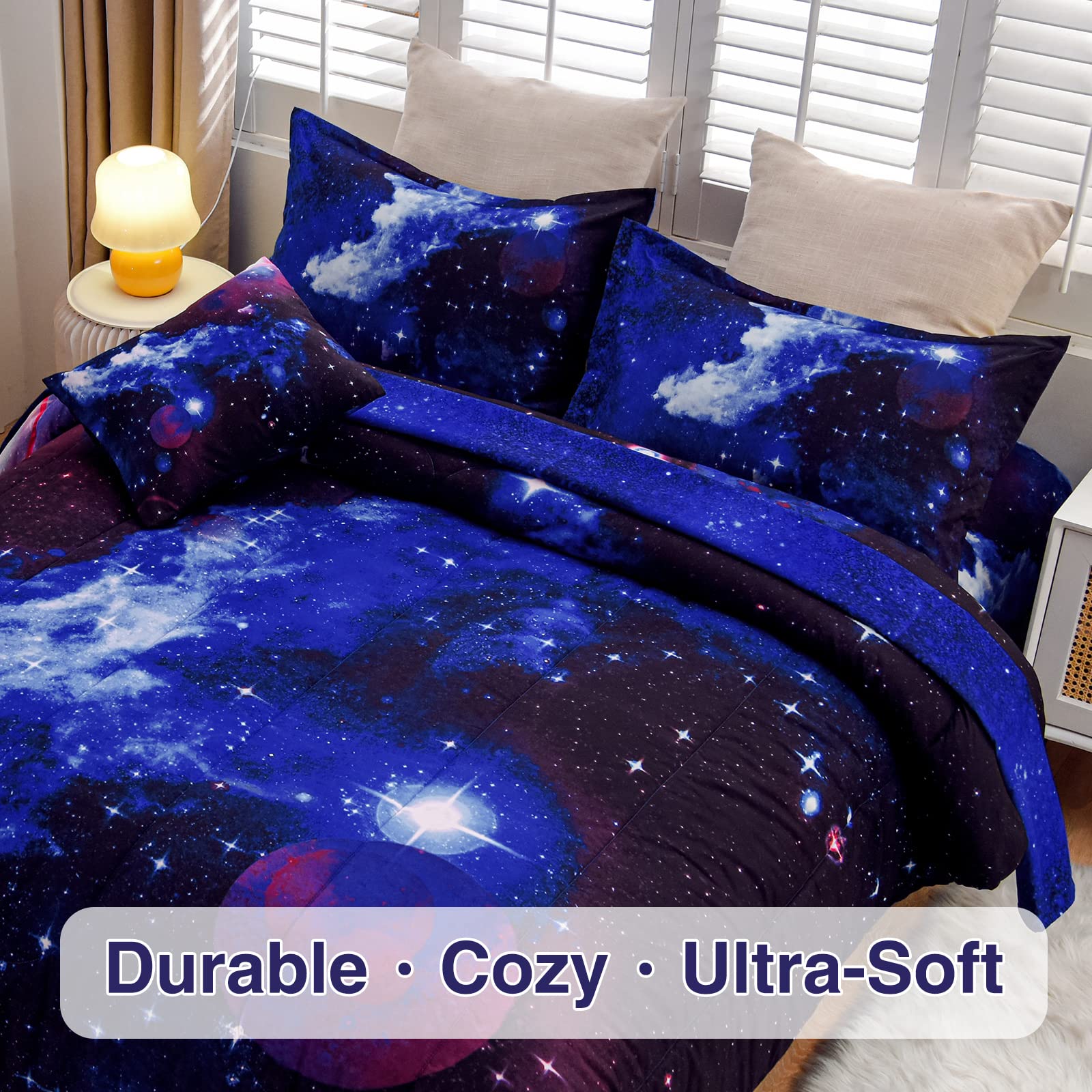 Foto 5 pulgar | Juego de Cama A Nice Night Galaxy 6 Piezas - Venta Internacional