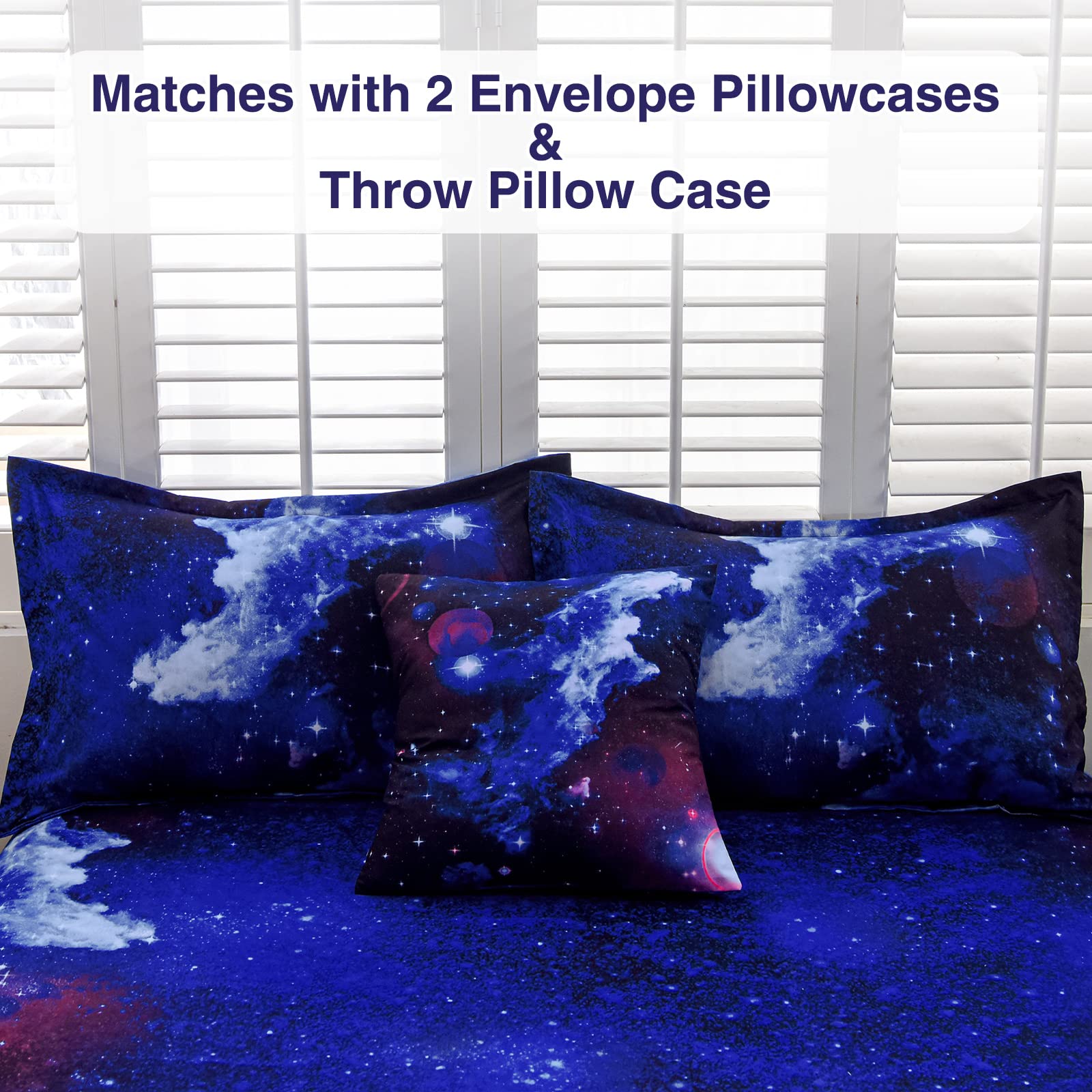 Foto 7 pulgar | Juego de Cama A Nice Night Galaxy 6 Piezas - Venta Internacional
