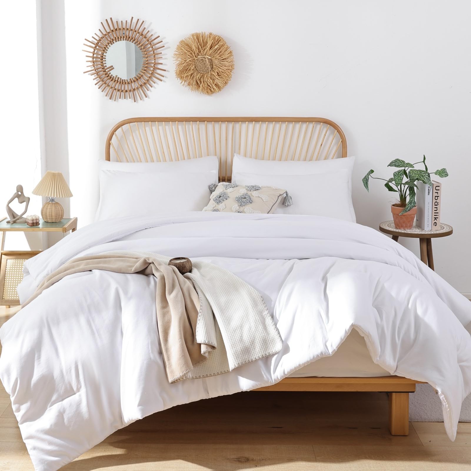 Foto 2 pulgar | Edredón Matrimonial con Fundas de Almohada Rosgonia Beige 3 Piezas - Venta Internacional