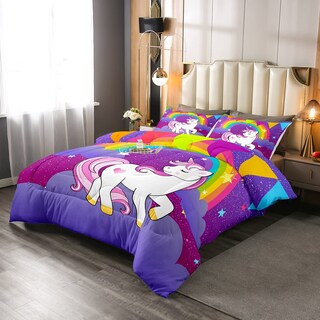 Foto 2 | Edredón Individual con Funda de Almohada Erosebridal Morado 2 Piezas - Venta Internacional
