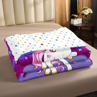 Foto 3 | Edredón Individual con Funda de Almohada Erosebridal Morado 2 Piezas - Venta Internacional