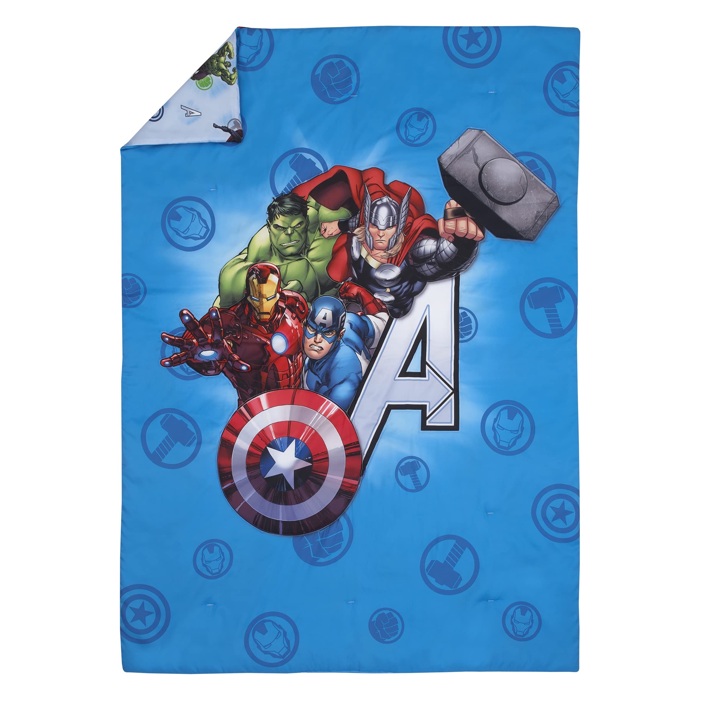 Foto 3 pulgar | Juego De Cama Disney Marvel Avengers Fight The Foes, 4 Piezas - Venta Internacional.