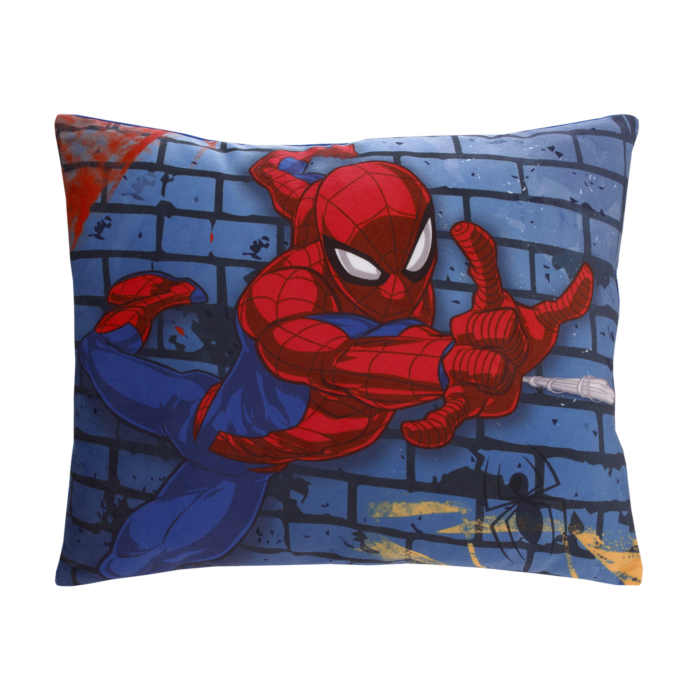 Foto 2 pulgar | Almohada Disney Marvel Spiderman Wall Crawler Para Niños Pequeños, Suave - Venta Internacional.