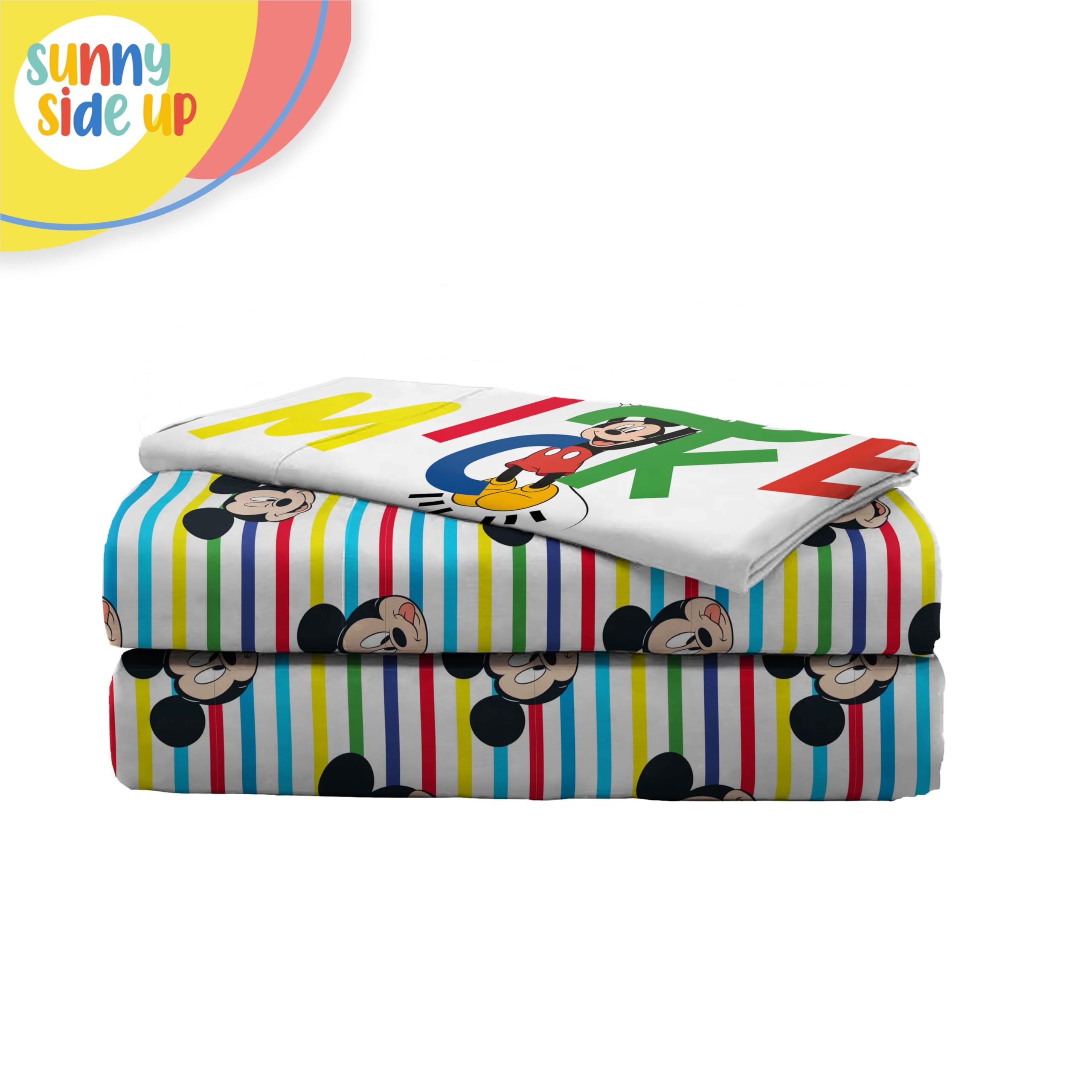 Foto 6 pulgar | Juego De Sábanas Sunny Side Up Disney Mickey Mouse, 3 Piezas - Venta Internacional.