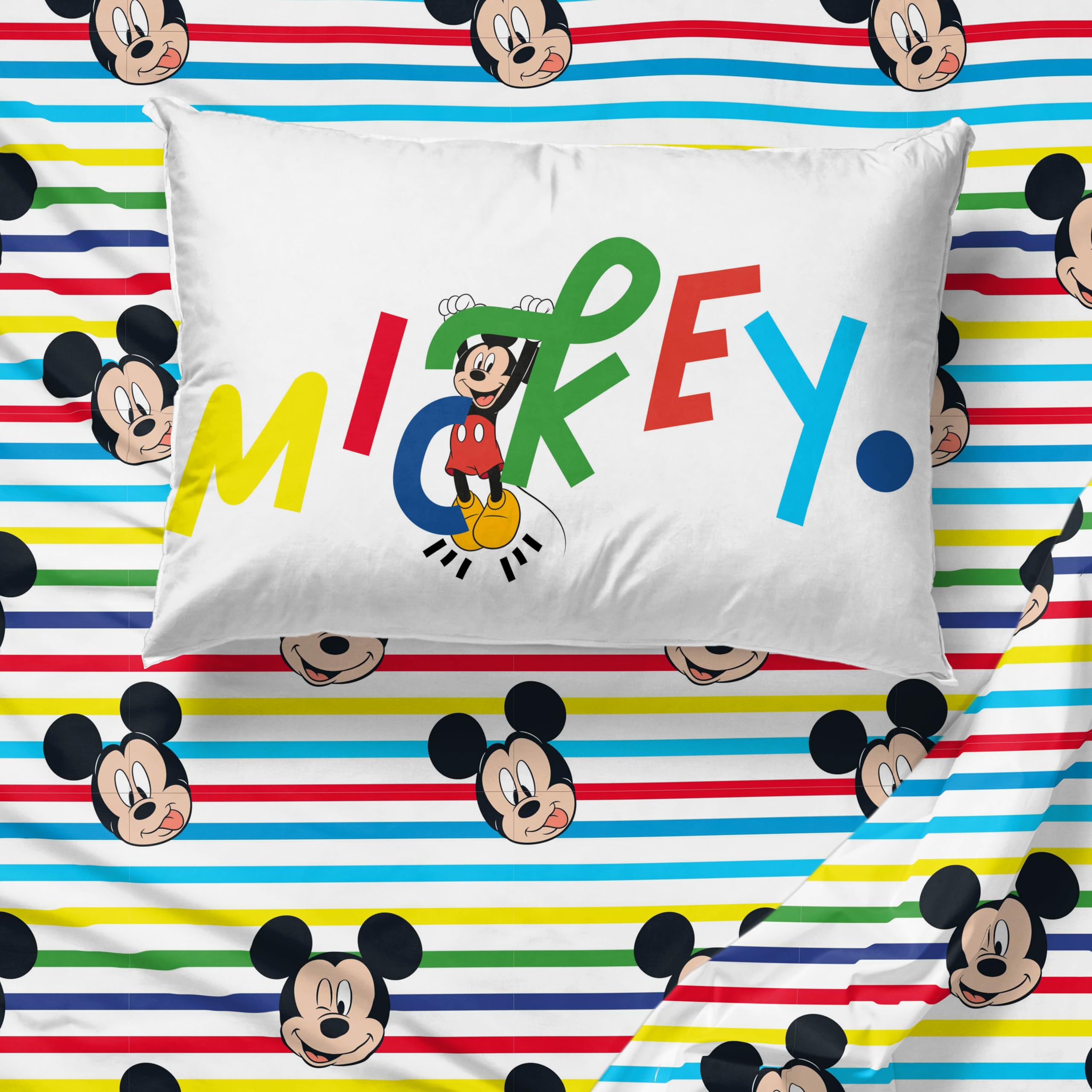 Foto 8 pulgar | Juego De Sábanas Sunny Side Up Disney Mickey Mouse, 3 Piezas - Venta Internacional.