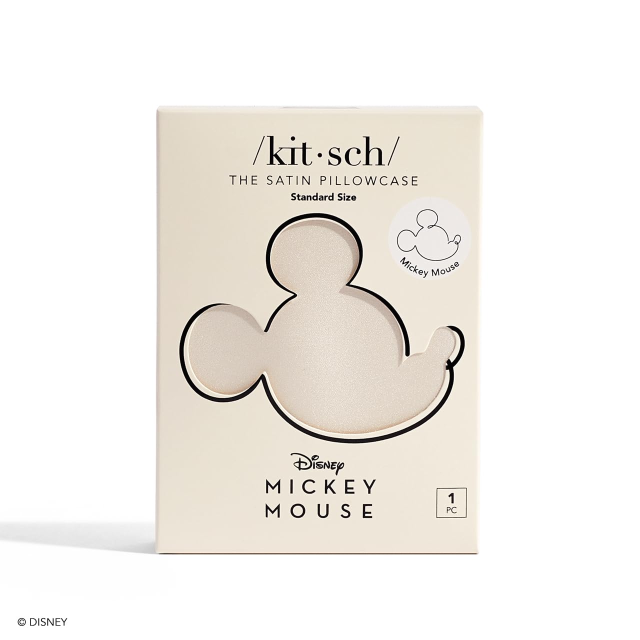 Foto 4 pulgar | Funda De Almohada Kitsch Disney Mickey Mouse Satin Queen/standard - Venta Internacional.