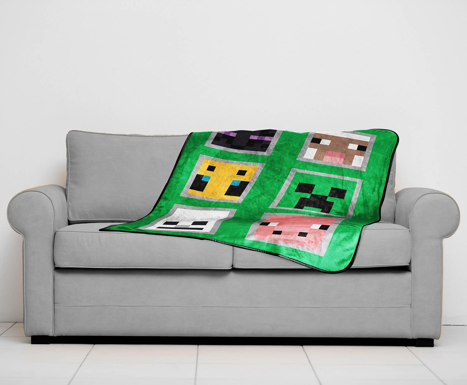 Foto 7 pulgar | Manta De Viaje Sunny Side Up Minecraft De 100 X 125 Cm - Venta Internacional.