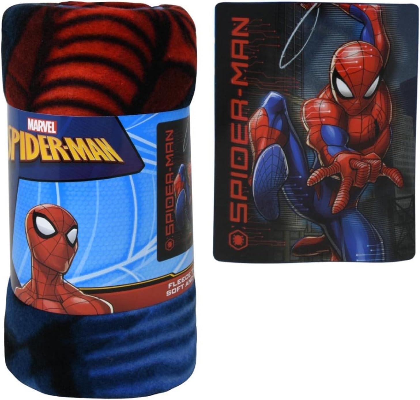 Foto 2 pulgar | Manta Polar Marvel Spider-Man Silky Touch 114 x 152 cm - Venta Internacional