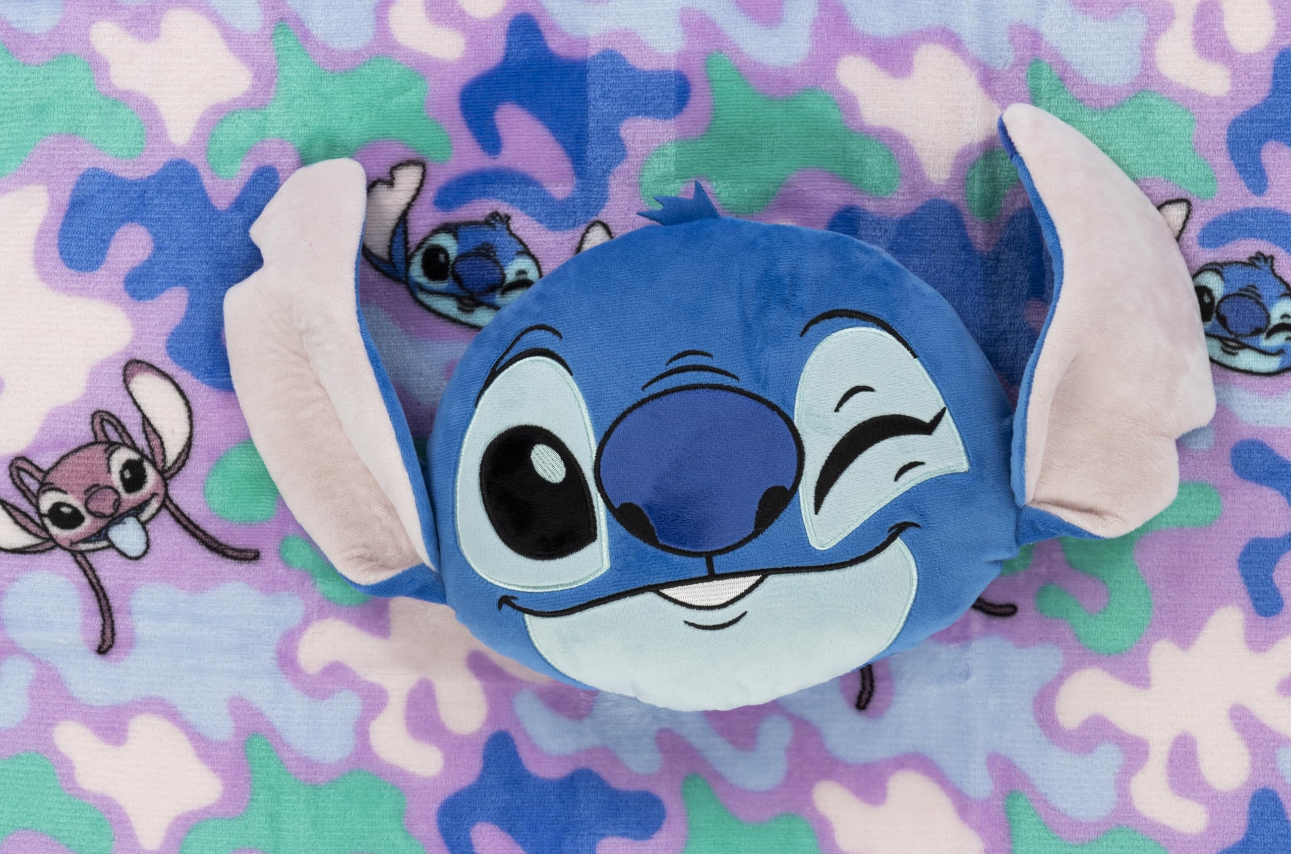 Foto 8 pulgar | Set Nogginz Jay Franco Disney Lilo And Stitch 102 X 127 Cm - Venta Internacional.