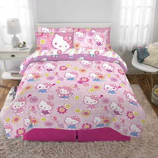 Foto 4 | Juego De Ropa De Cama Franco Hello Kitty De 7 Piezas, Tamaño Completo - Venta Internacional.