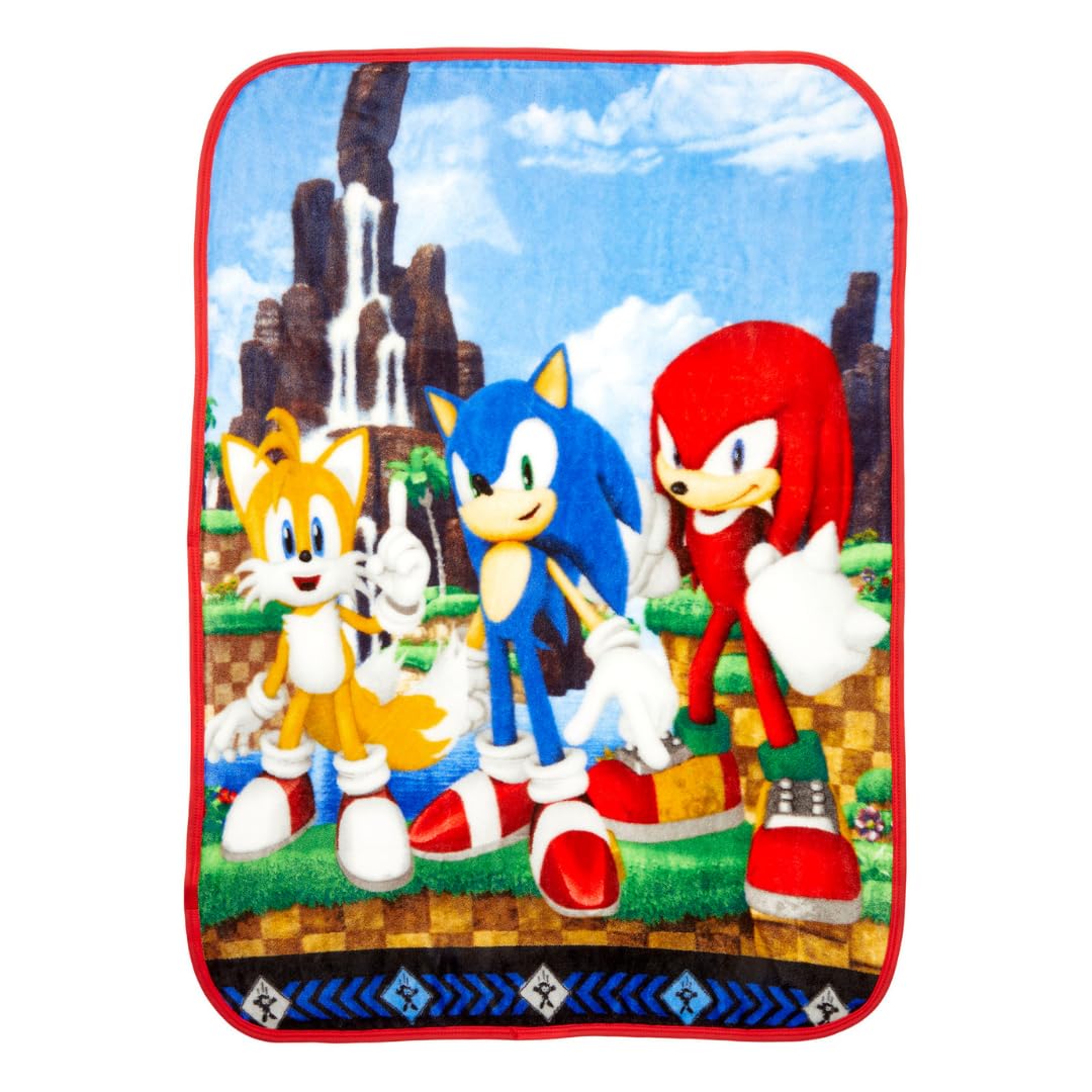 Ropa De Cama Infantil Throw Franco Sonic The Hedgehog Anime, 100 X 125 Cm - Venta Internacional. $818