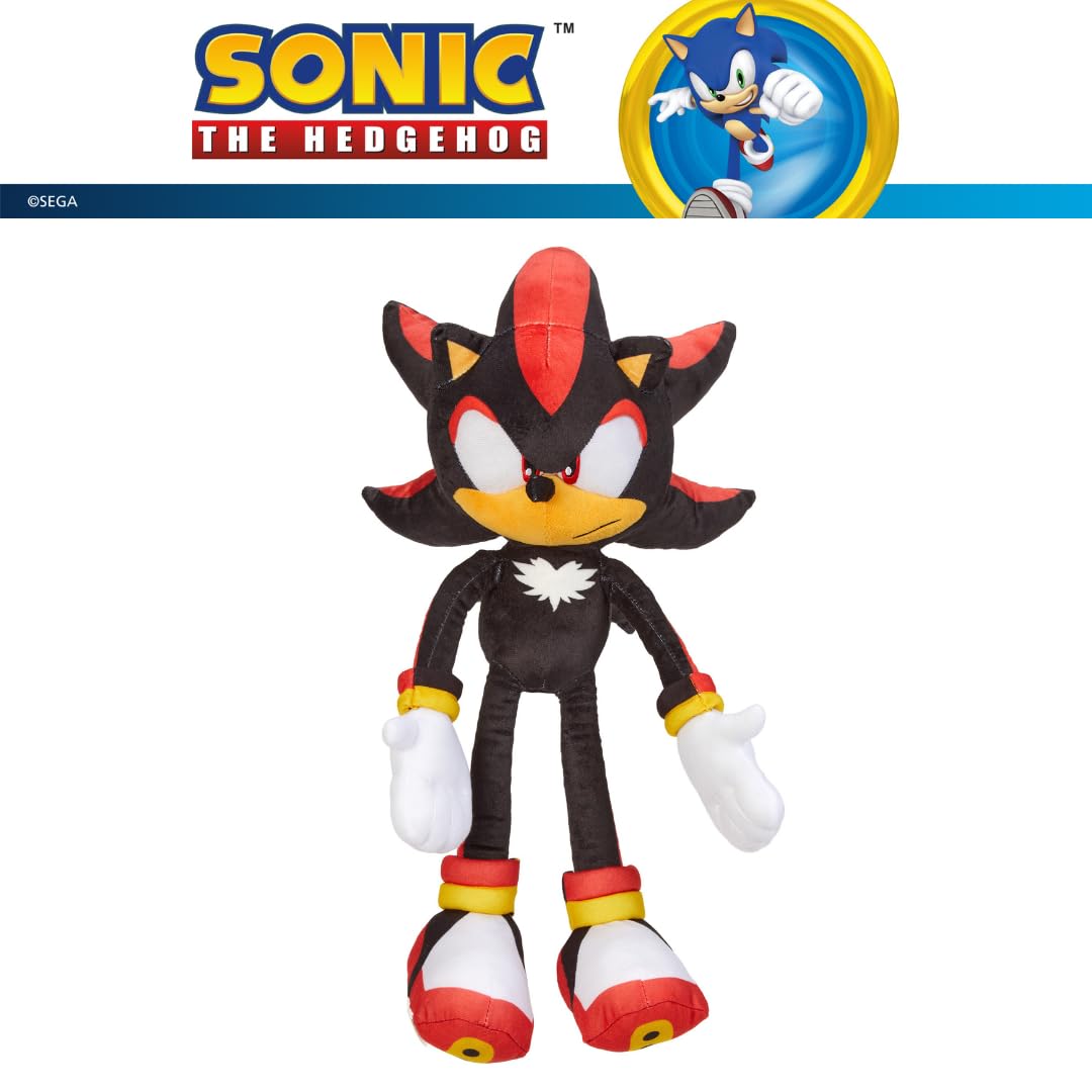 Foto 5 pulgar | Cojín De Peluche Buddy Franco Sonic Shadow The Hedgehog - Venta Internacional.