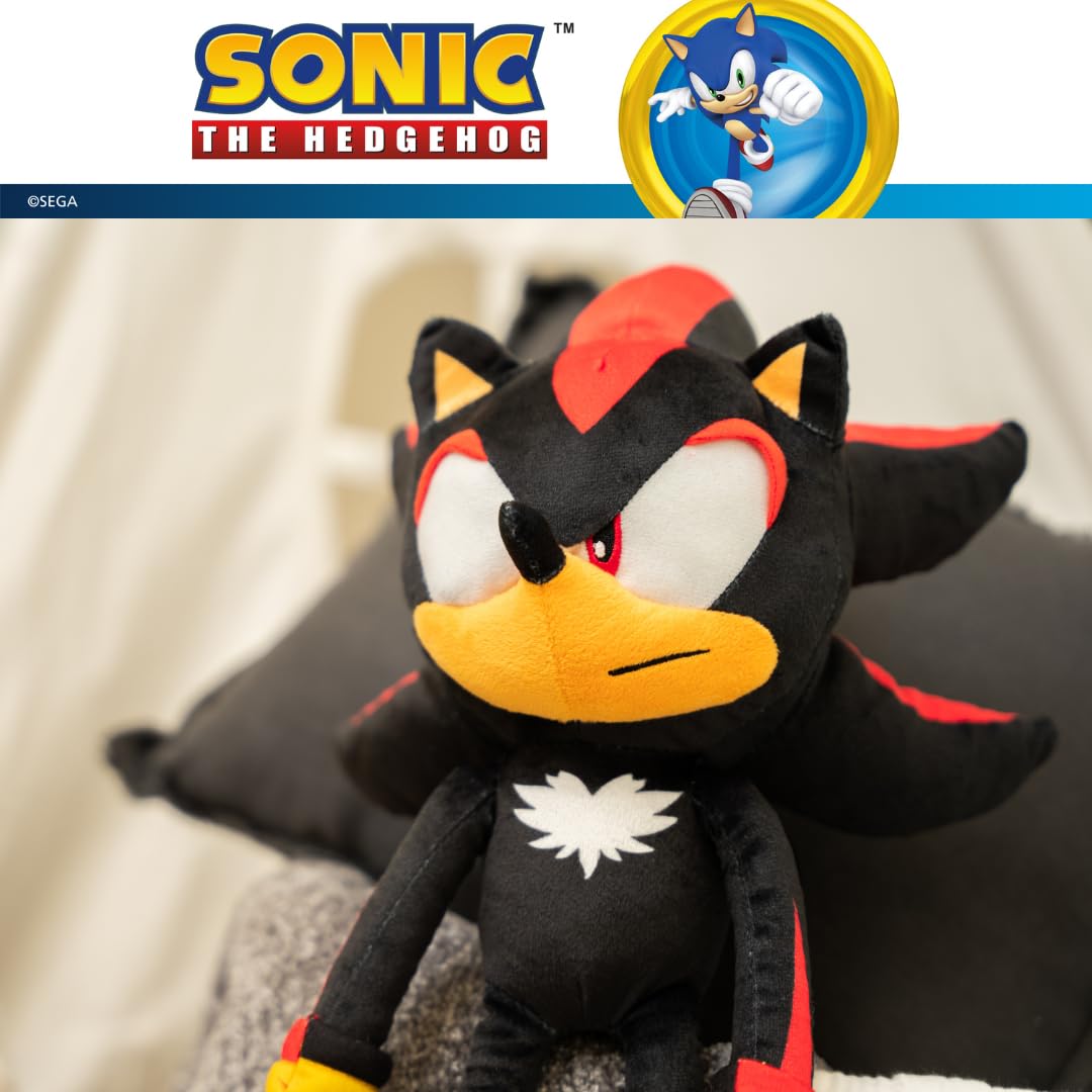 Foto 6 pulgar | Cojín De Peluche Buddy Franco Sonic Shadow The Hedgehog - Venta Internacional.