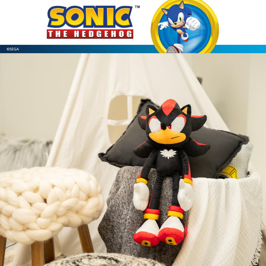 Foto 7 pulgar | Cojín De Peluche Buddy Franco Sonic Shadow The Hedgehog - Venta Internacional.