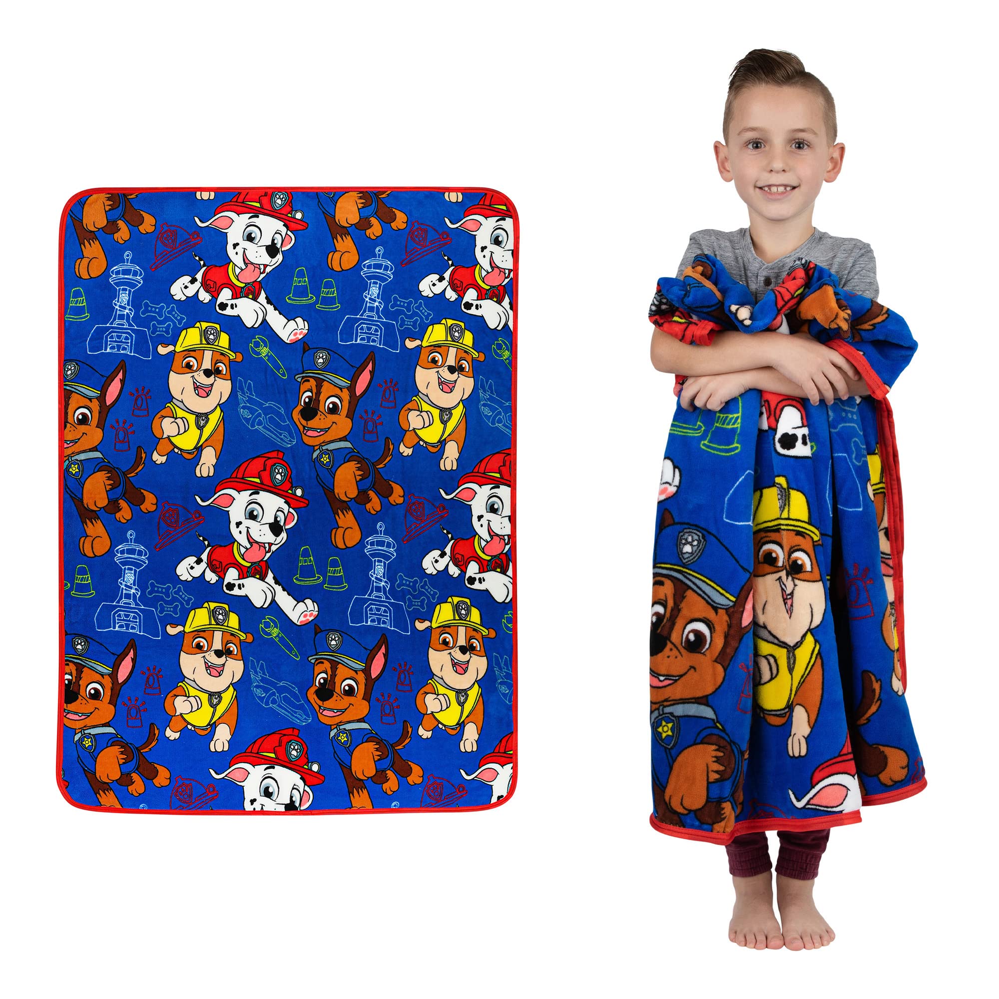 Foto 1 | Manta Franco Paw Patrol, Supersuave, De Felpa, 117 X 152 Cm - Venta Internacional.