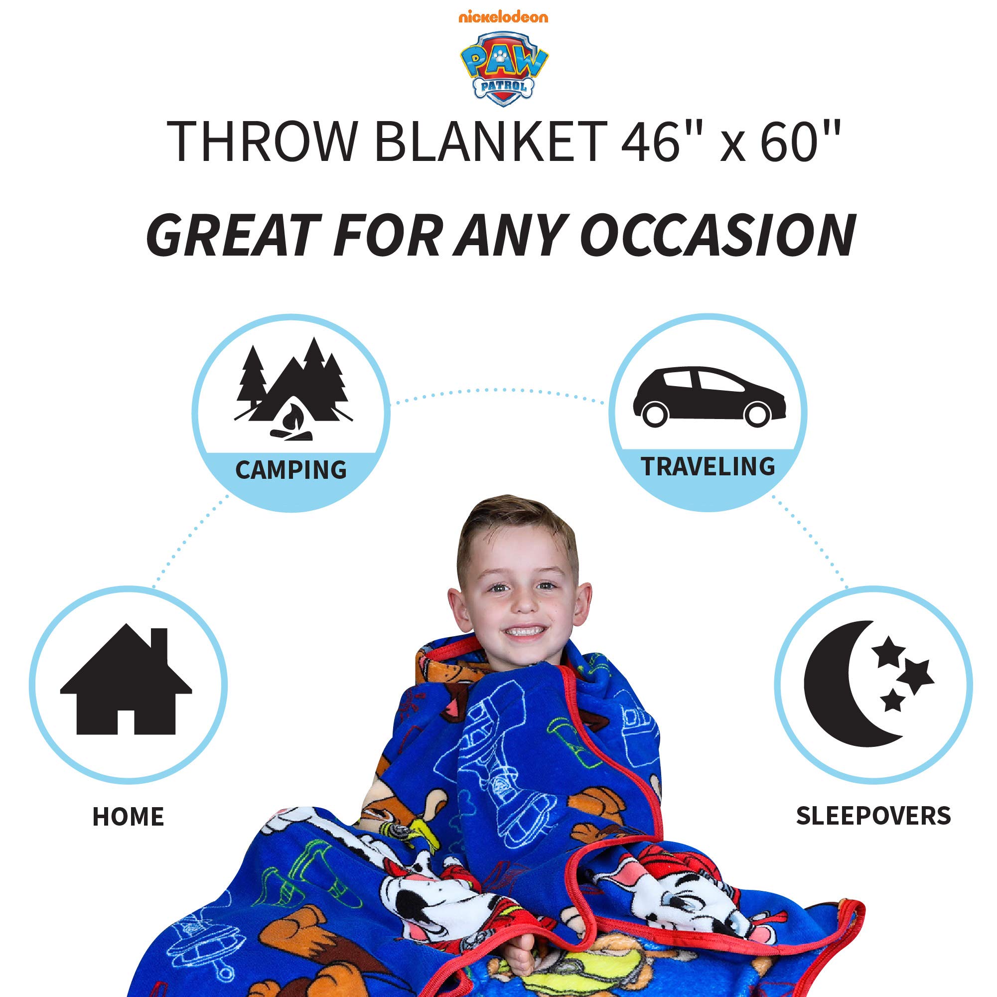 Foto 4 pulgar | Manta Franco Paw Patrol, Supersuave, De Felpa, 117 X 152 Cm - Venta Internacional.
