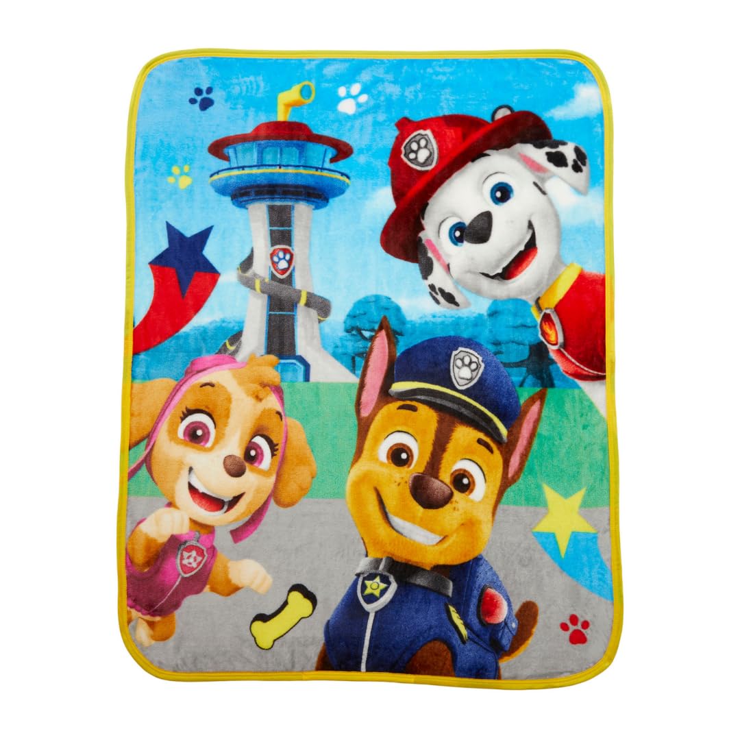 Foto 1 | Ropa De Cama Infantil Throw Franco Paw Patrol Silk Touch, 100 X 125 Cm - Venta Internacional.