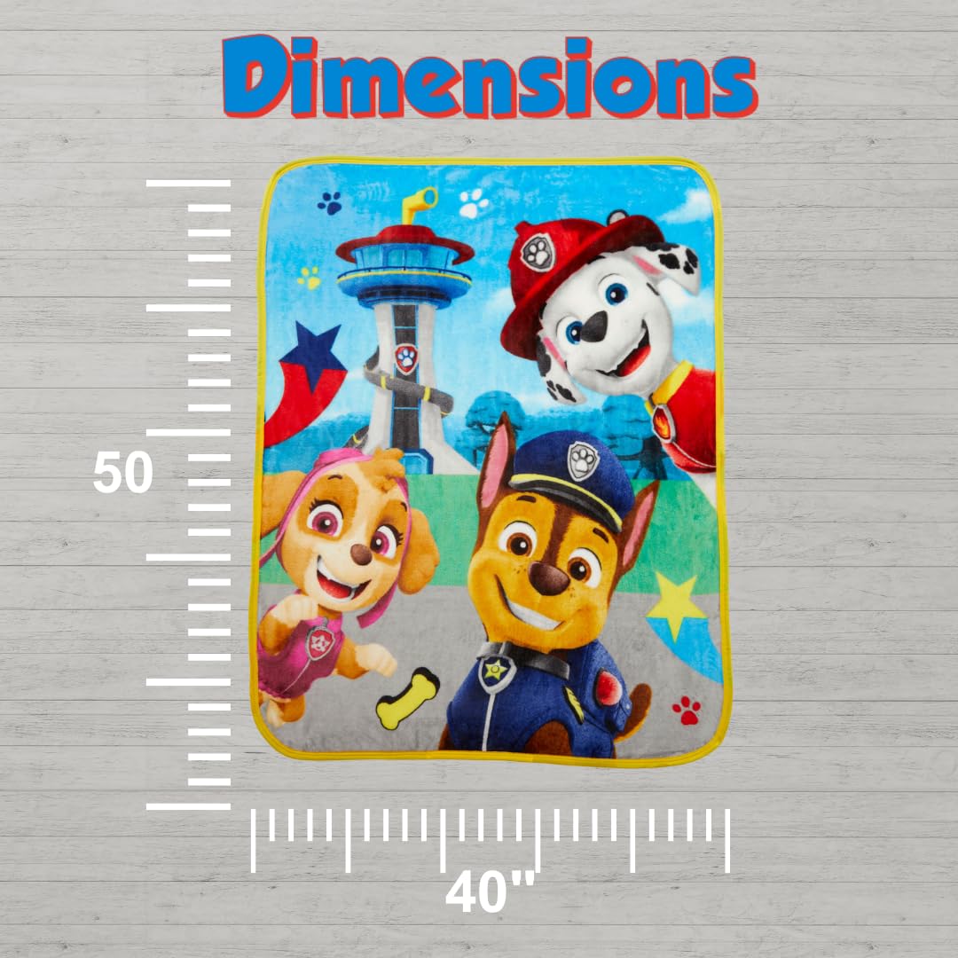 Foto 7 pulgar | Ropa De Cama Infantil Throw Franco Paw Patrol Silk Touch, 100 X 125 Cm - Venta Internacional.