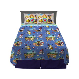 Foto 1 | Juego De Sábanas Franco Paw Patrol De Microfibra, Tamaño Completo, 4 Piezas - Venta Internacional.