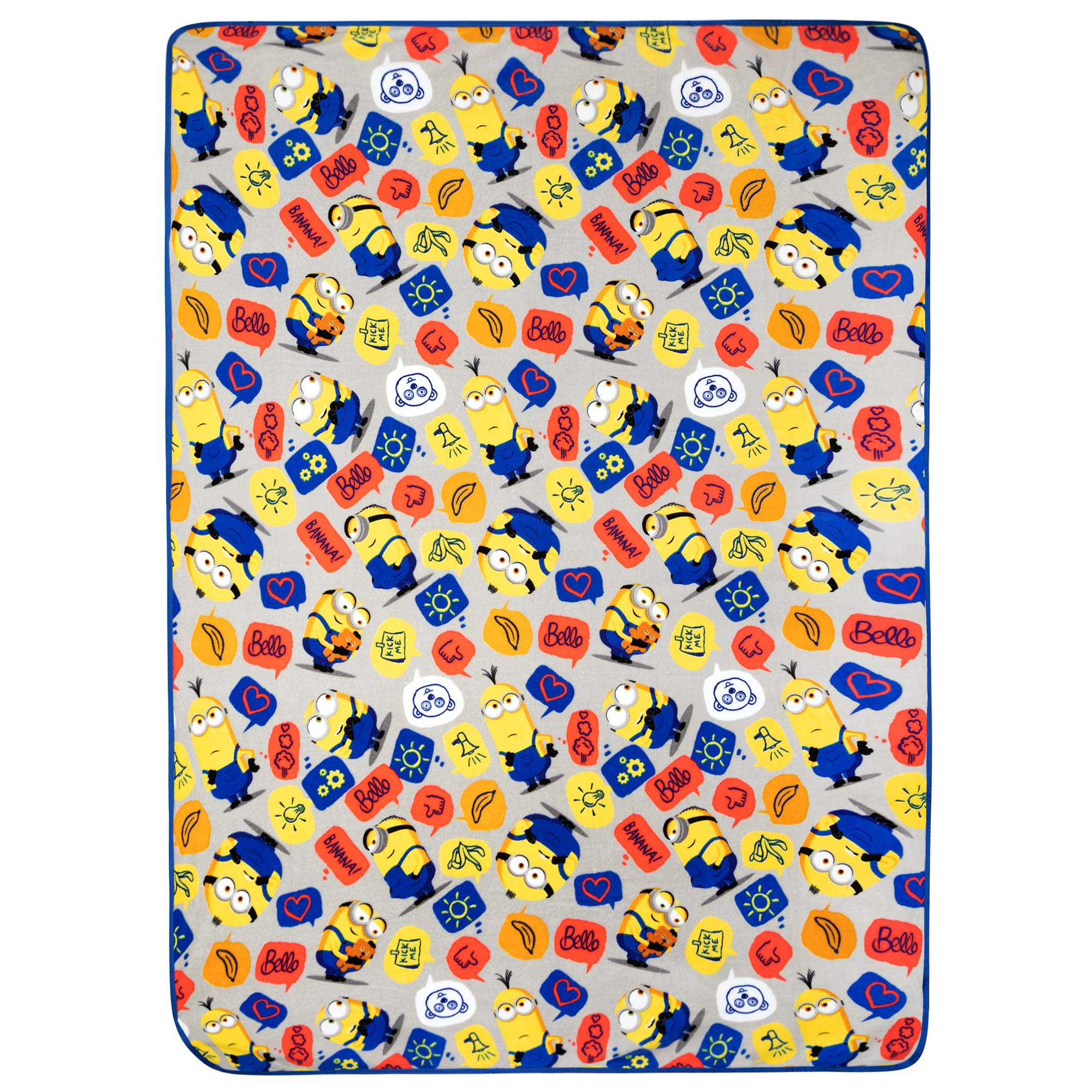 Foto 6 pulgar | Manta Franco Super Soft Plush Minions De 117 X 152 Cm - Venta Internacional.