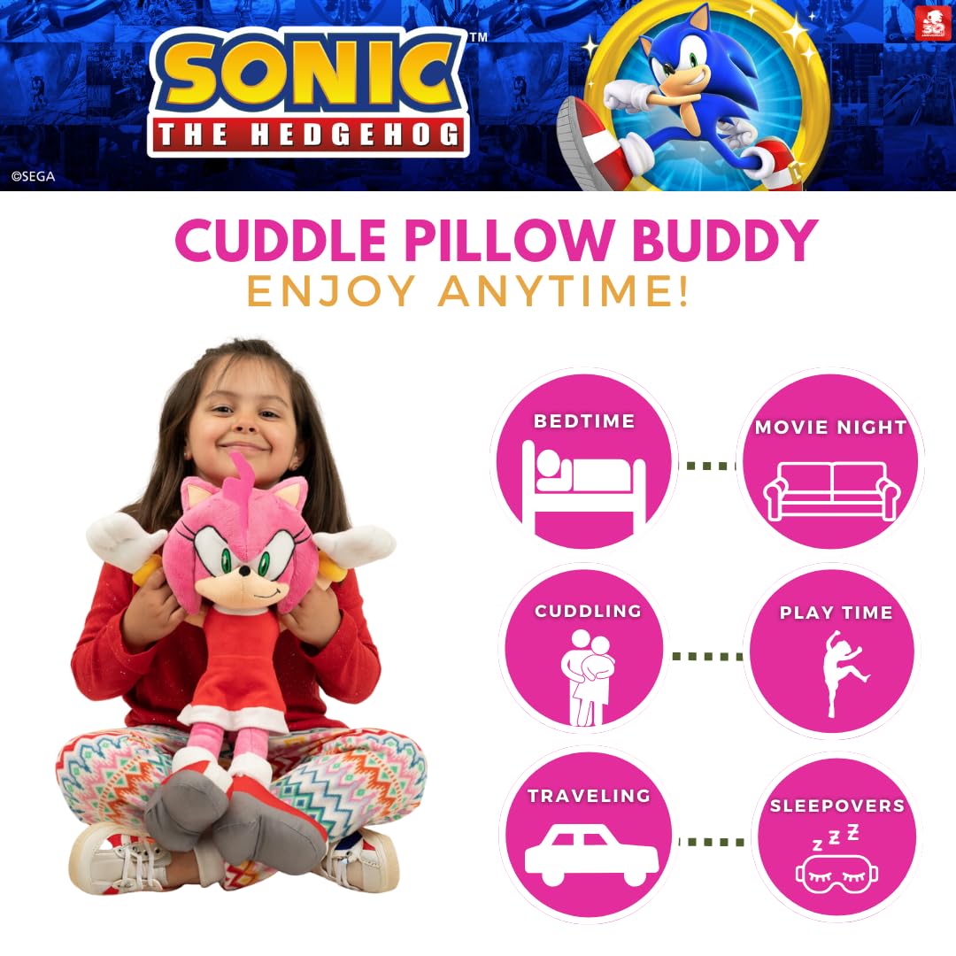 Foto 4 pulgar | Cojín De Peluche De Anime Buddy Franco Sonic The Hedgehog - Venta Internacional.