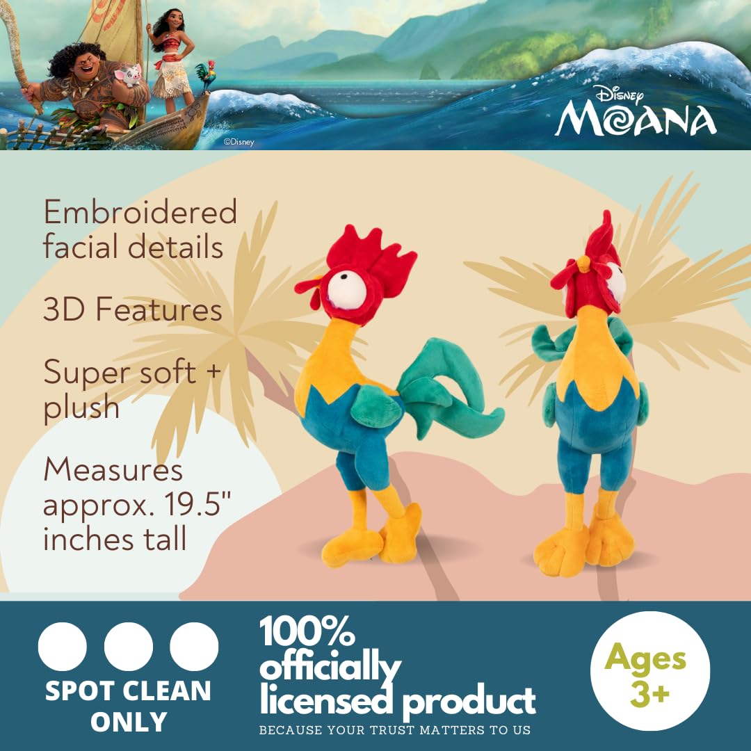 Foto 4 pulgar | Cojín De Peluche Buddy Franco Disney Princess Moana Hei Hei - Venta Internacional.