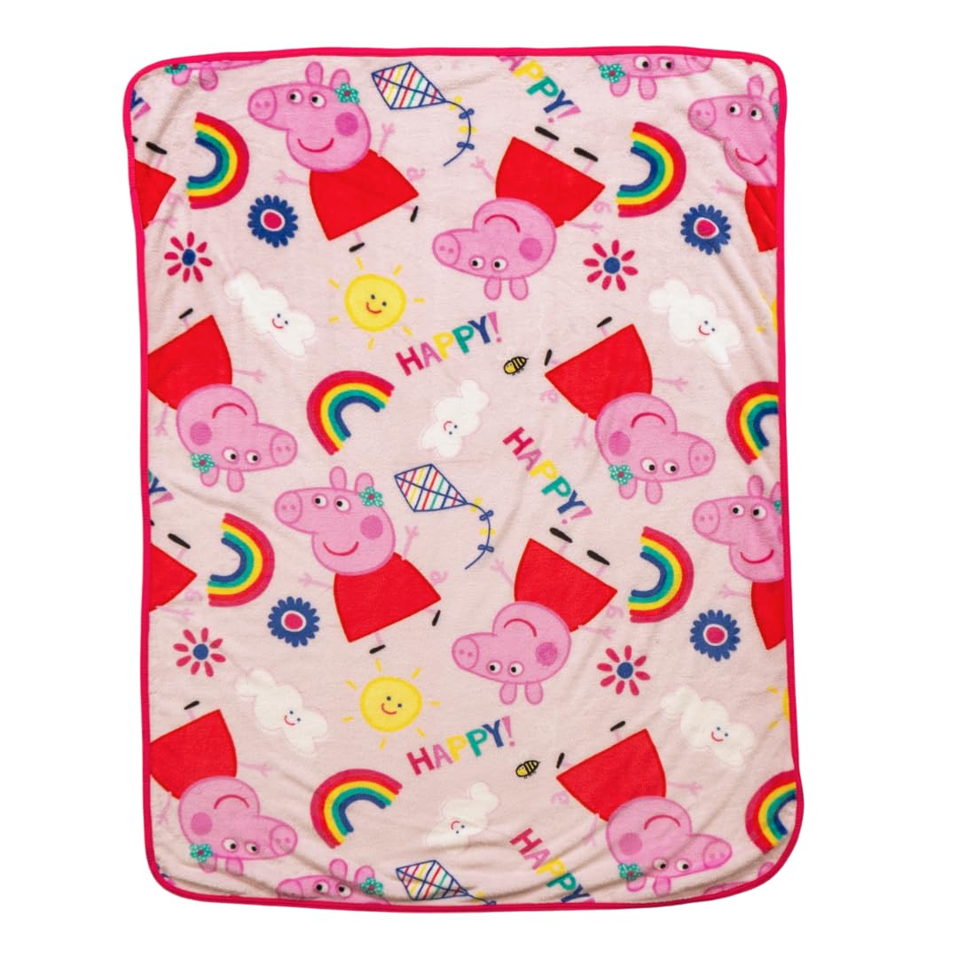 Foto 1 | Ropa De Cama Infantil Throw Franco Peppa Pig, 100 X 125 Cm, Silk Touch - Venta Internacional.