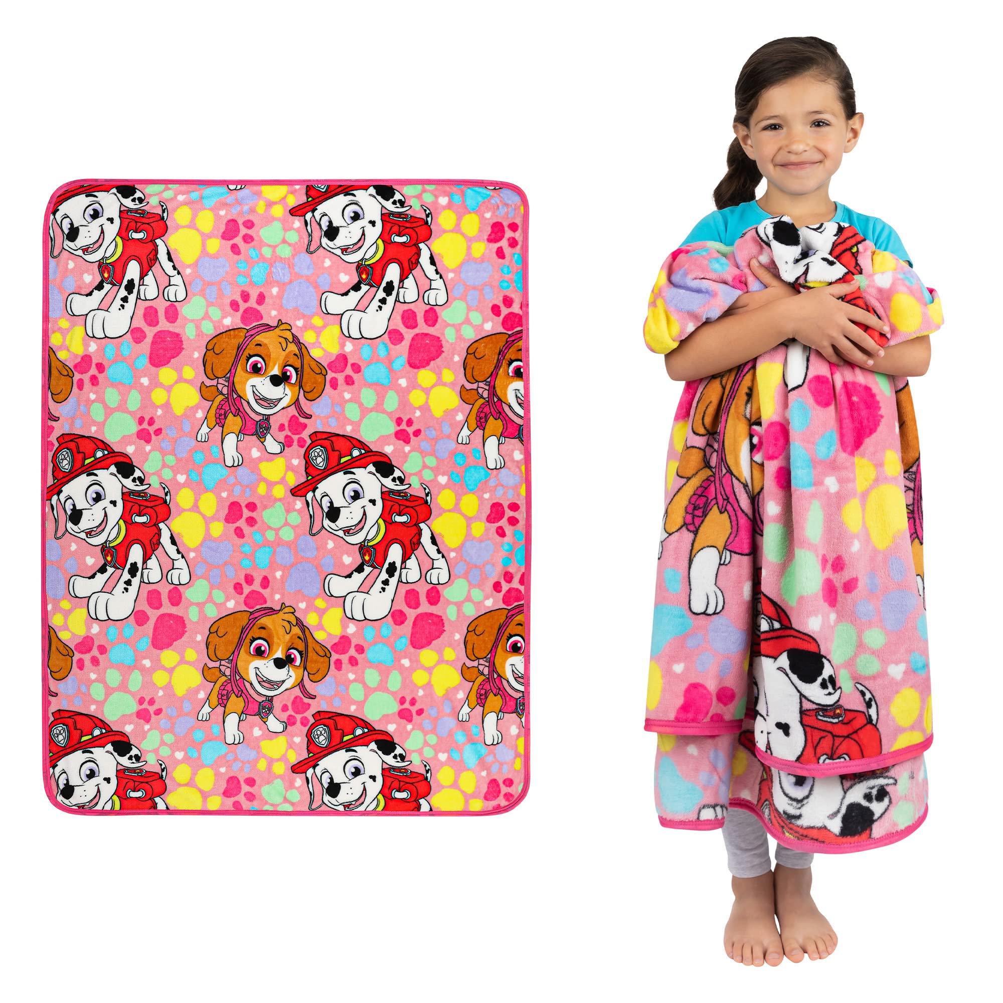 Foto 2 pulgar | Manta Franco Paw Patrol Girls 117 Cm X 152 Cm - Venta Internacional.