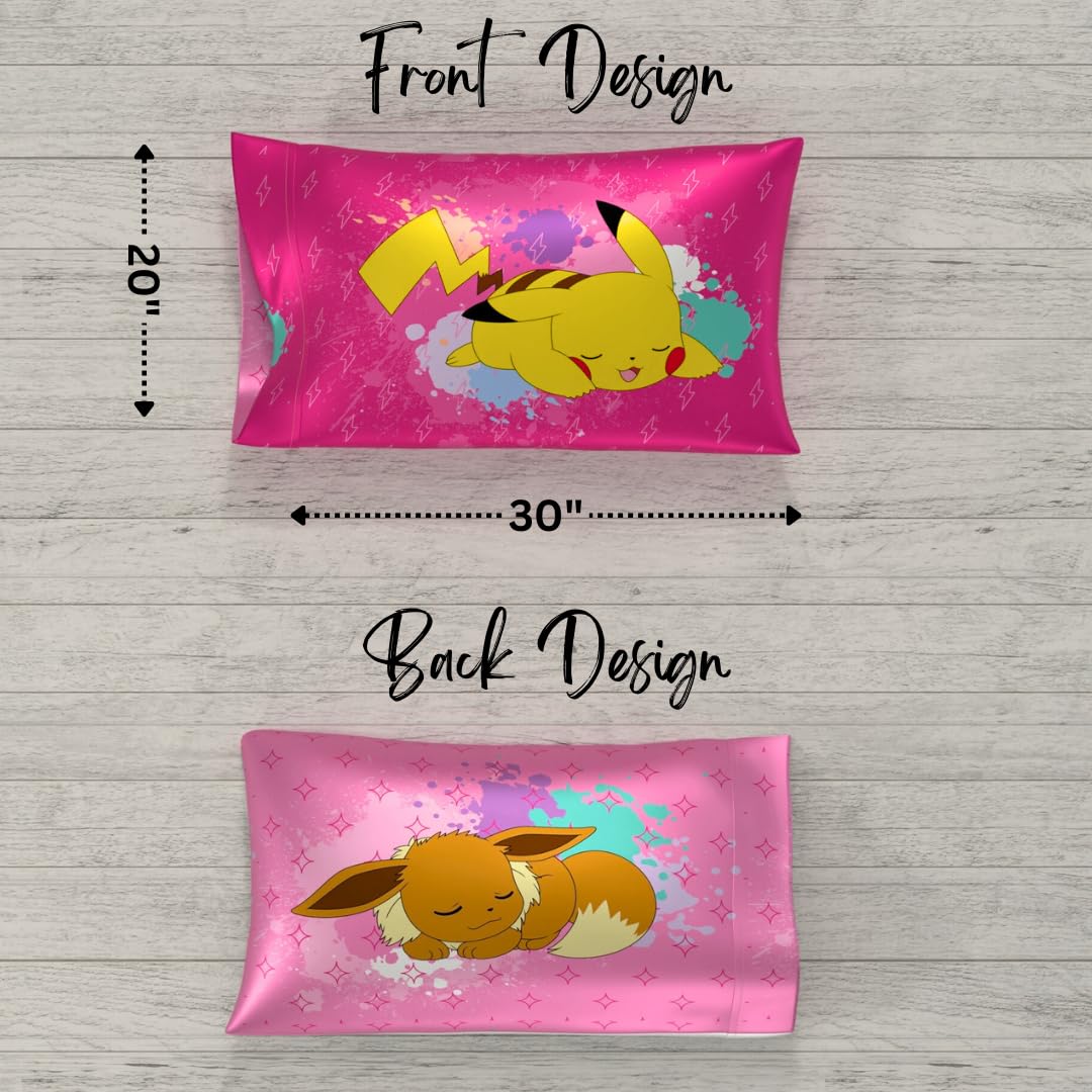 Foto 6 pulgar | Funda De Almohada Franco Collectibles Pokémon Girl Anime 20x30 Cm - Venta Internacional.
