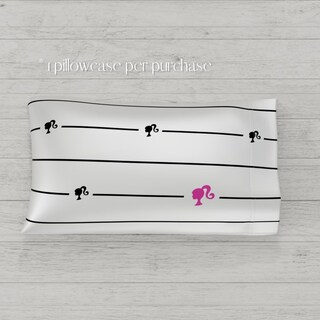 Foto 6 | Funda De Almohada Franco Collectibles Barbie Barbicore Silky Satin - Venta Internacional.