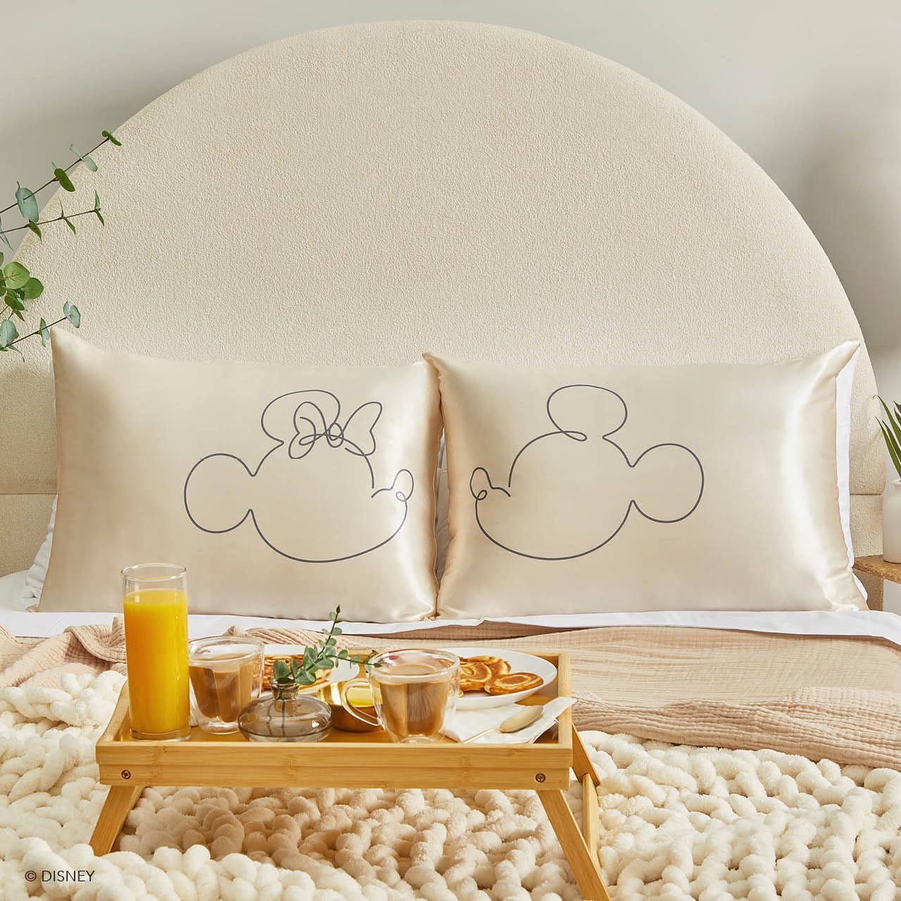 Foto 7 pulgar | Funda De Almohada Kitsch Disney Minnie Mouse Satinada Queen/standard - Venta Internacional.