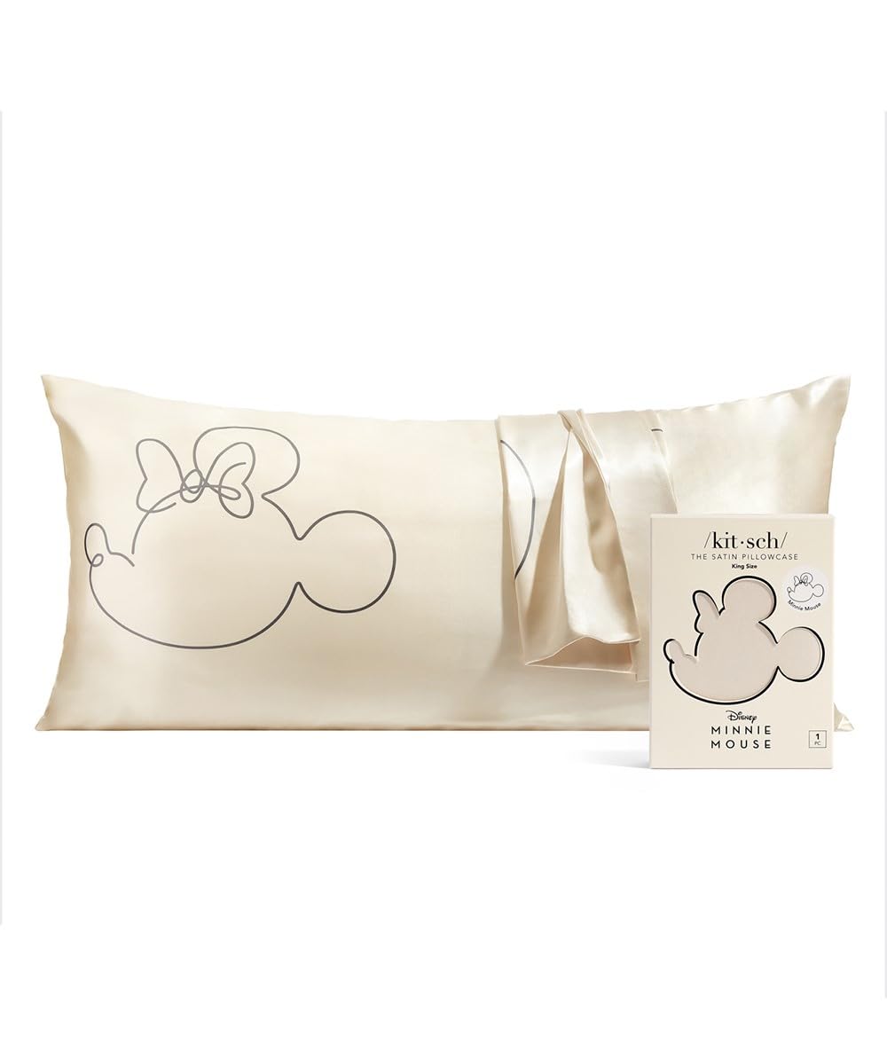 Foto 1 | Funda De Almohada Kitsch Disney Minnie Mouse Satinada Tamaño King - Venta Internacional.