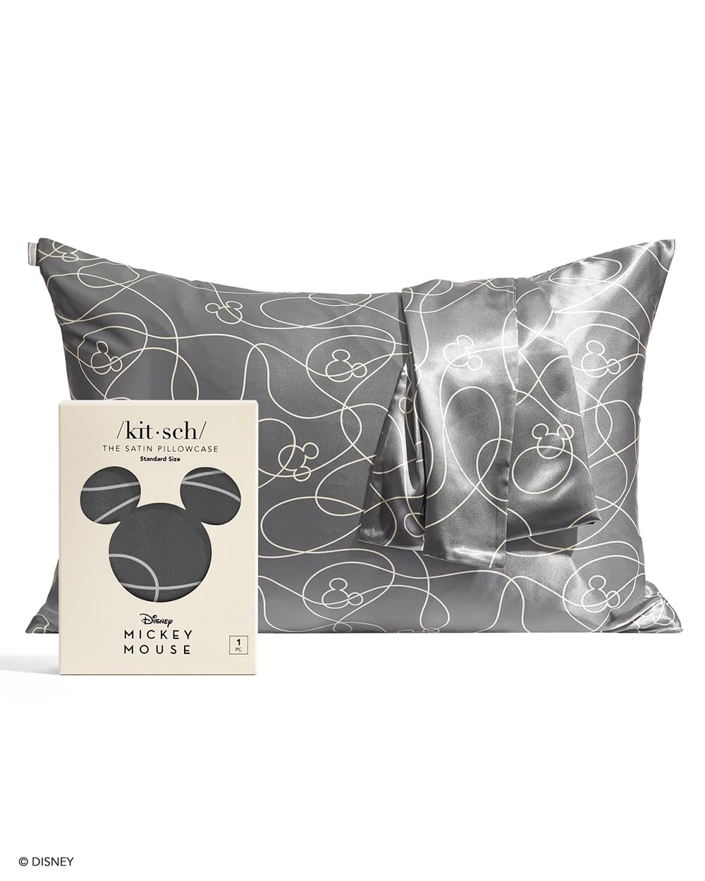 Foto 1 | Funda De Almohada Kitsch Disney Mickey Mouse Satin Queen/standard - Venta Internacional.