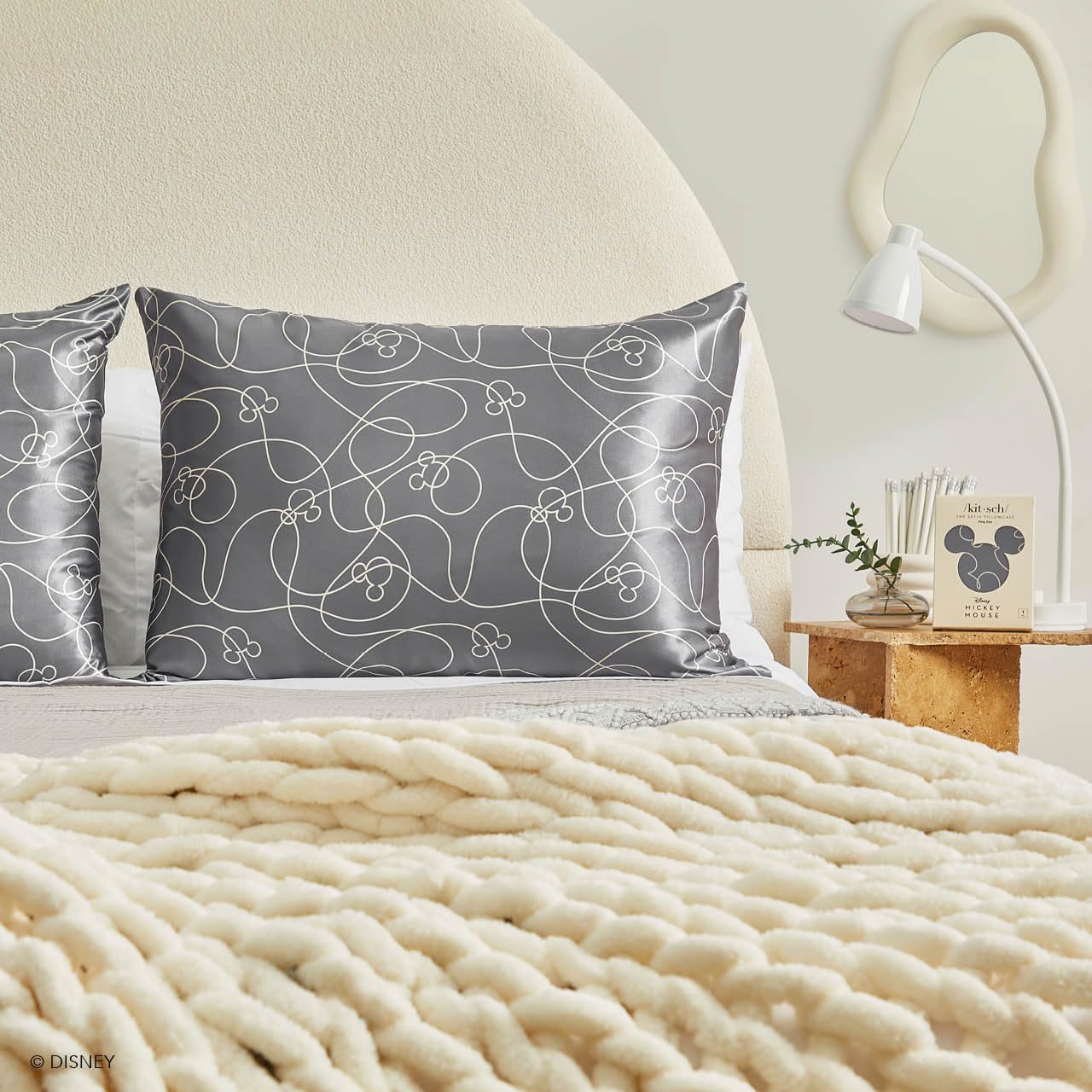 Foto 7 | Funda De Almohada Kitsch Disney Mickey Mouse Satin Queen/standard - Venta Internacional.
