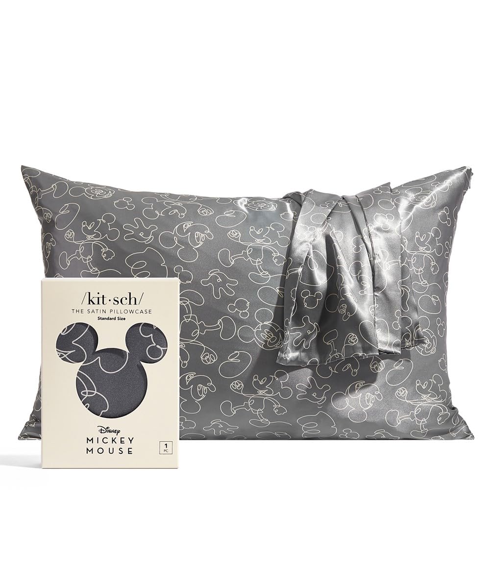Foto 2 pulgar | Funda De Almohada Kitsch Disney Mickey Mouse Satin Queen/standard - Venta Internacional.