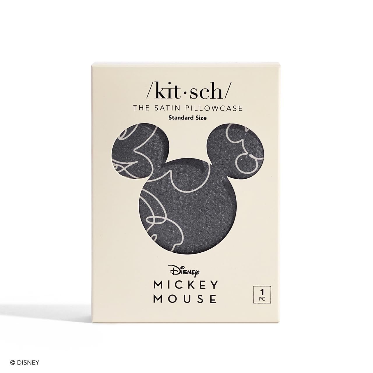 Foto 4 pulgar | Funda De Almohada Kitsch Disney Mickey Mouse Satin Queen/standard - Venta Internacional.