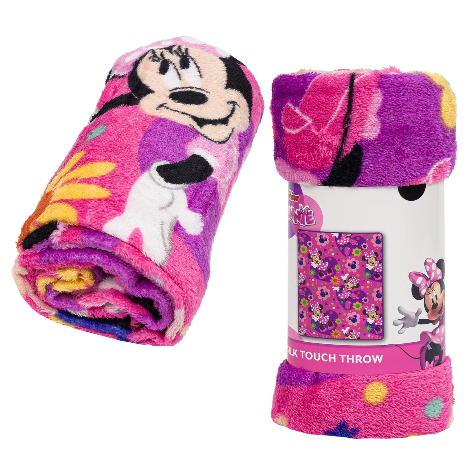 Foto 1 | Manta De Seda De Minnie Mouse De Northwest Disney, 100 X 125 Cm - Venta Internacional.