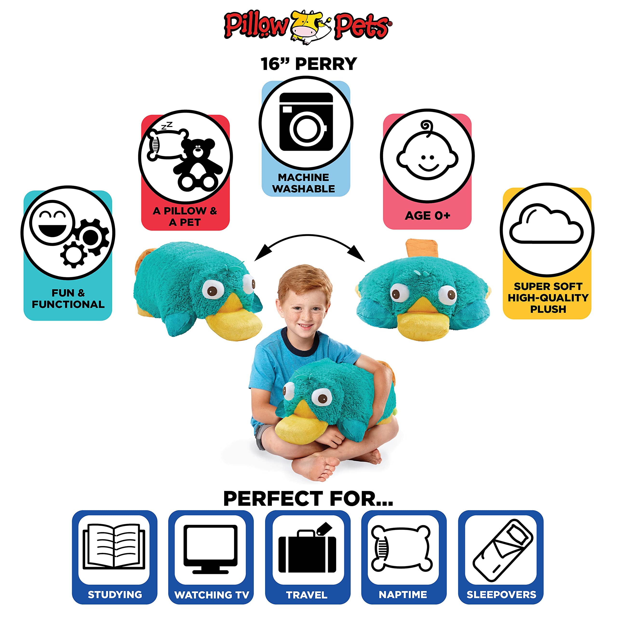 Foto 5 | Almohada Para Mascotas Disney Perry  El Ornitorrinco  16 Pulgadas - Venta Internacional.