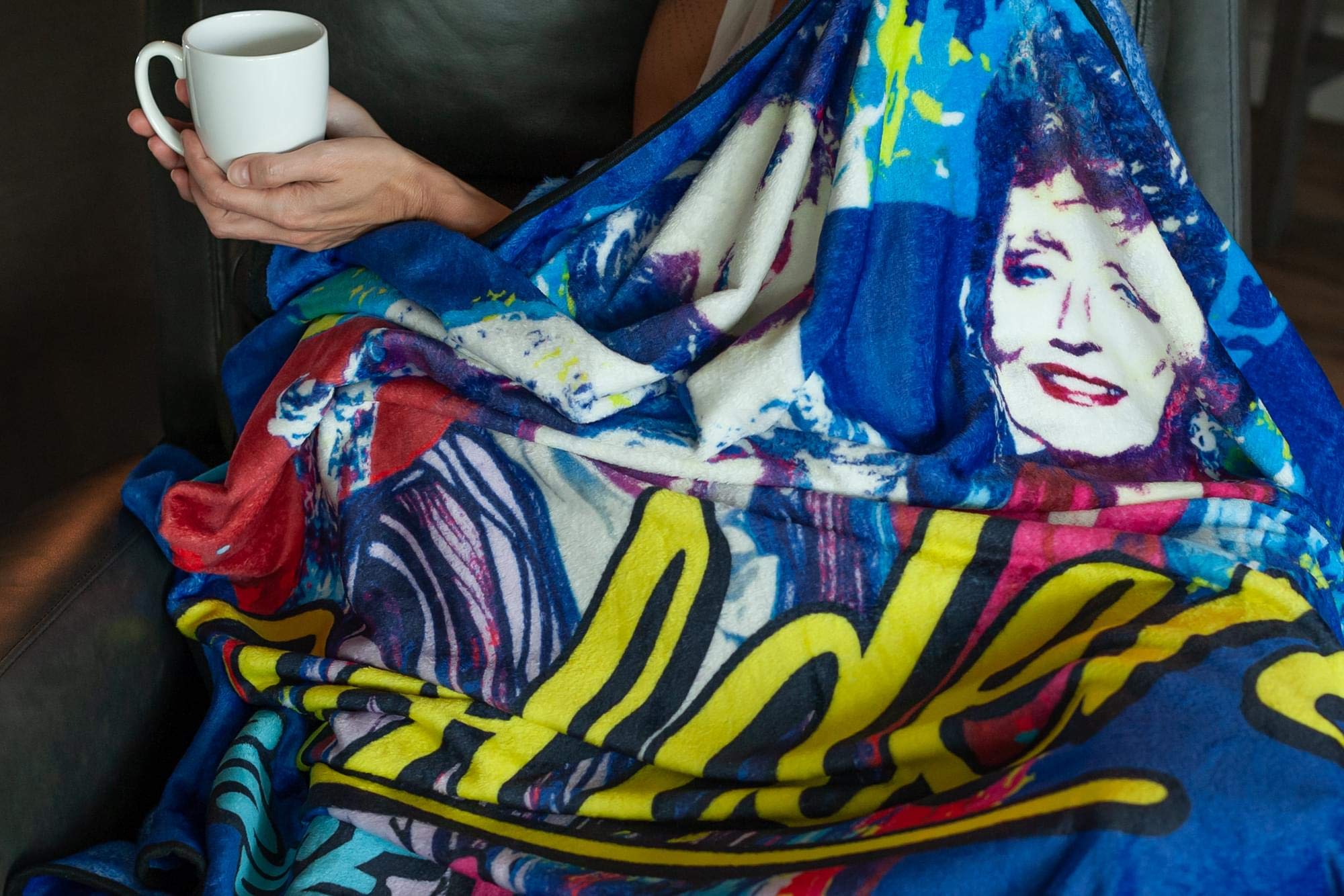 Foto 7 pulgar | Manta Just Funky De The Golden Girls Since 85  Talla L - Venta Internacional.