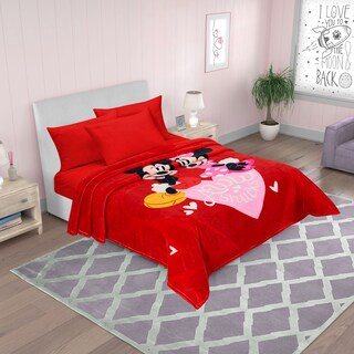 Foto 2 | Cobertor Providencia Serenity Matrimonial Mickey y Minnie Miradas